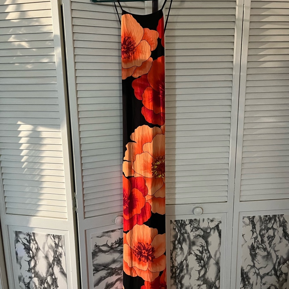 Fashionnova floral maxi dress